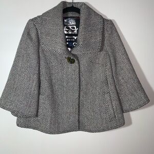 Anthropologie Millard Fillmore MF13 Tweed Coat